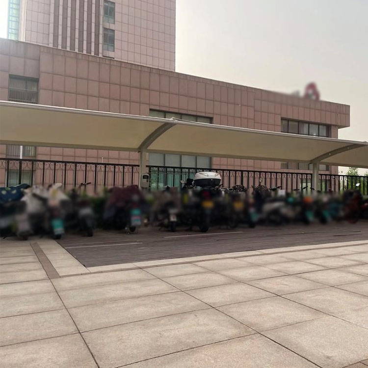 息县膜结构电动车棚