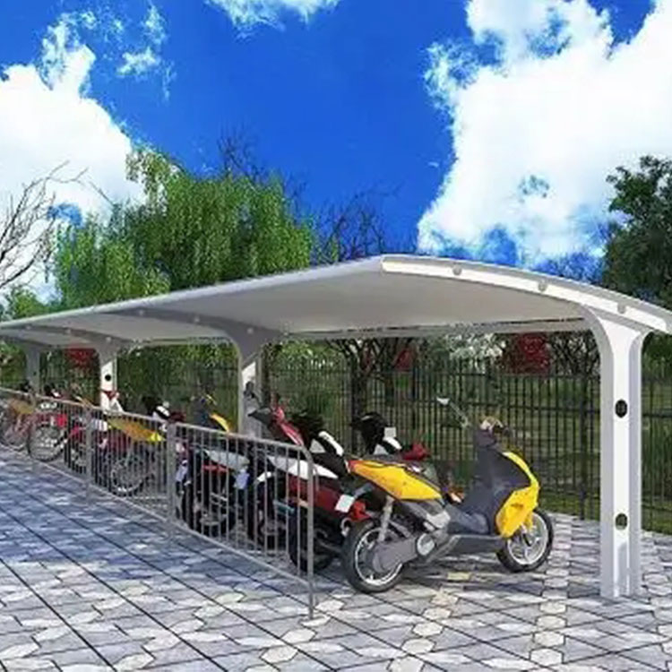 息县膜结构电动车棚